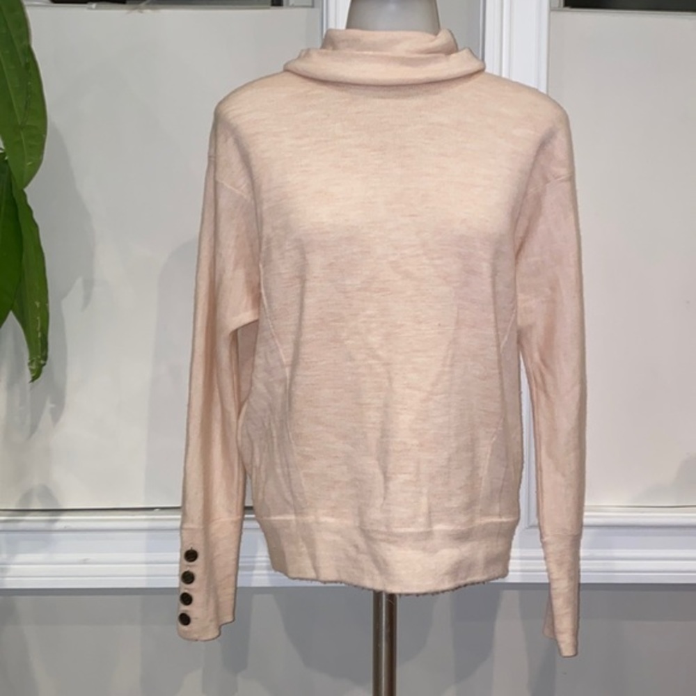 Moth Anthropologie‎ Wool Blend Turtle Neck Sweater